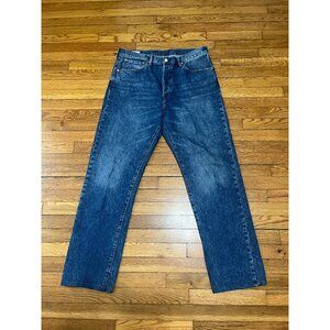 Gap Jeans Men's Size 36x34 Original Straight Medium Wash Blue Denim